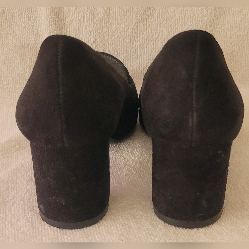 AEROSOLES Slipon, Size 8, Suede Black, Bling (4) - Picture 5 of 8